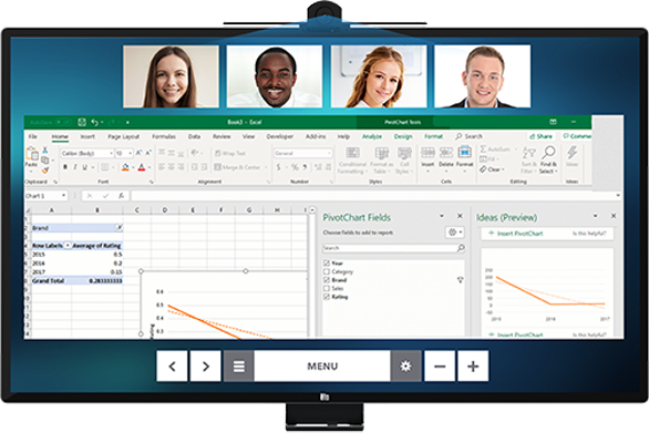 互联、互通，全新工作环境。