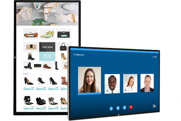 专为互动而设计的数字屏。