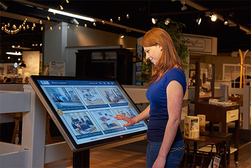 线上购物长廊家具