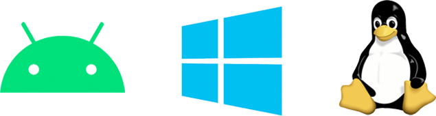 Android, Windows 或Linux。随心选择。 Android, Windows 或Linux。随心选择。